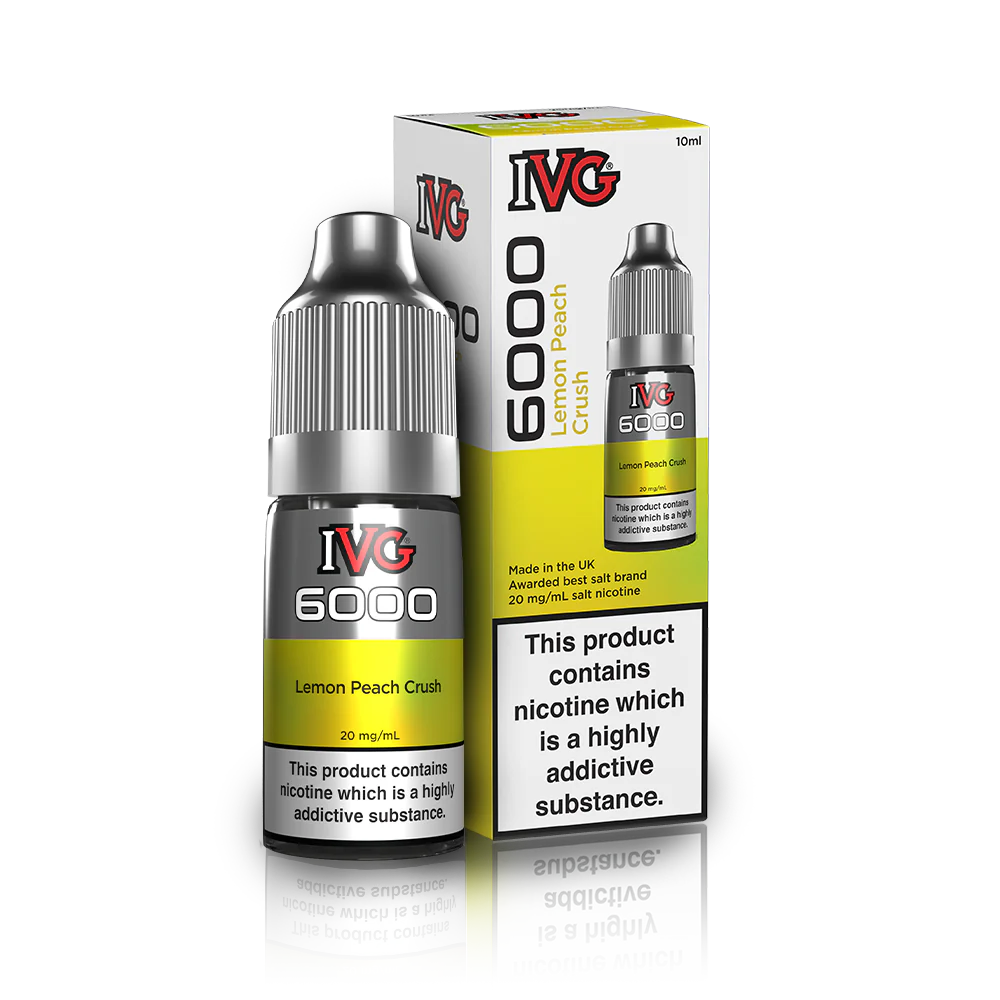 lemonpeachcrush IVG 6000 Salt E-liquid - Image 1