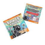 Space Trips Superior Blend H2 Gummies 1000mg - Peach Flavor Front and Back Packaging