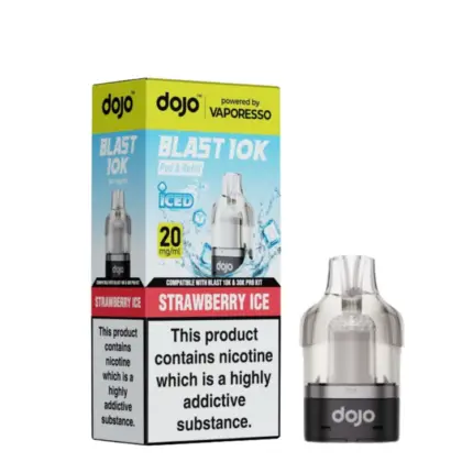 Vaporesso Dojo Blast 10K Refill Pod - Strawberry Ice at GoVape.ie